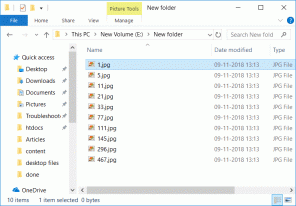 Aktiver eller deaktiver numerisk sortering i filutforsker i Windows 10