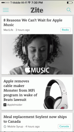 Zite Personalized Magazine News Recommendations App 2