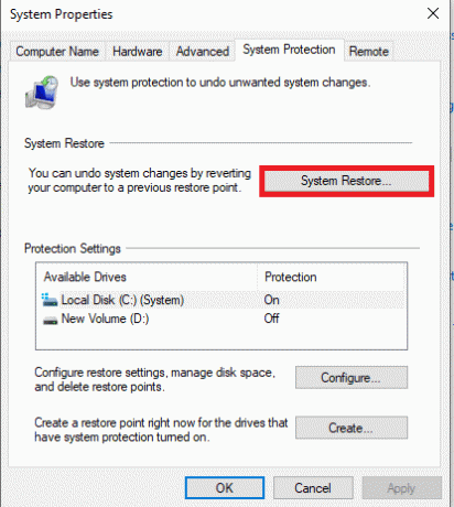 Izvršite vraćanje sustava na računalu. Popravite nedostatak steam_api64.dll u sustavu Windows 10