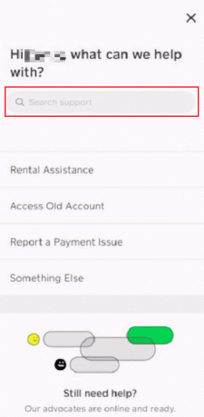 paieškos juostoje ieškokite Close Your Cash App Account