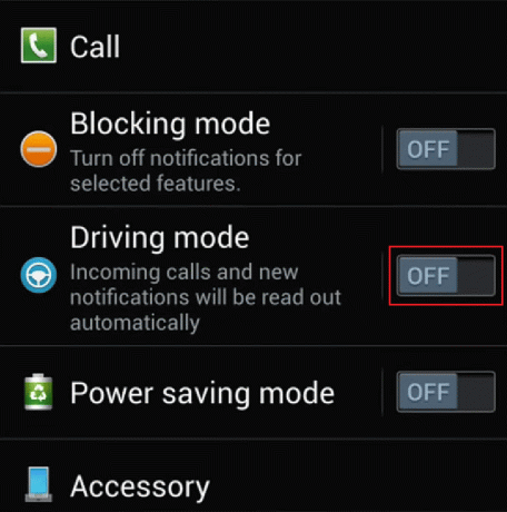 Включете режима на шофиране | Автомобилен режим на Samsung Galaxy S3
