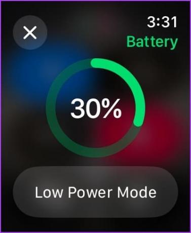 Battery Expanded Apple Watch Control Center