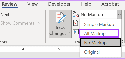 kako ispisati komentare praćenih promjena u Microsoft Wordu 3