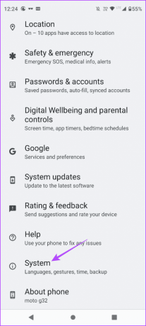Systemeinstellungen Android 2
