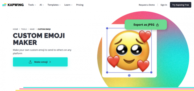 Kapwing | καλύτερος κατασκευαστής emoji κινουμένων σχεδίων discord