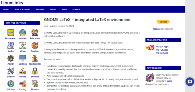 LaTeXila | Beste LaTeX-Editoren für Windows- und Mac-Geräte 