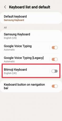įjunkite bitmoji klaviatūrą| kaip naudoti „Bitmoji“ „WhatsApp Android“.