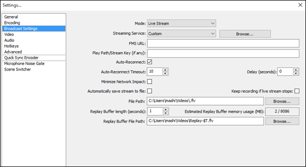 Atveriet programmu Broadcaster 6