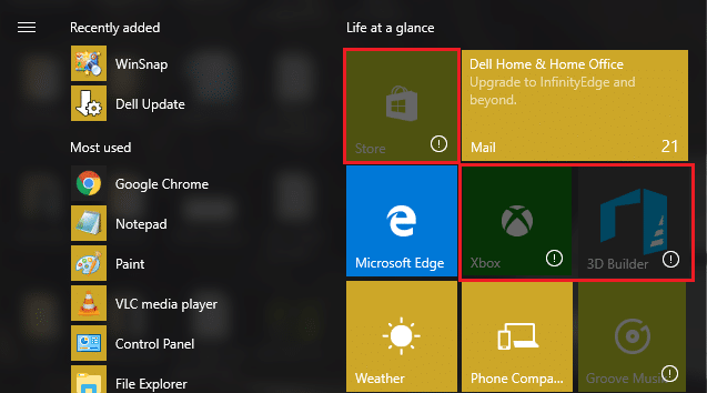 Приложенията за коригиране са в сиво в Windows 10