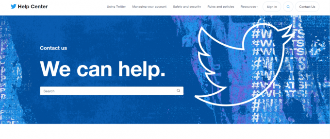 Centrum pomoci služby Twitter