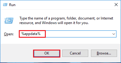 deschideți folderul AppData