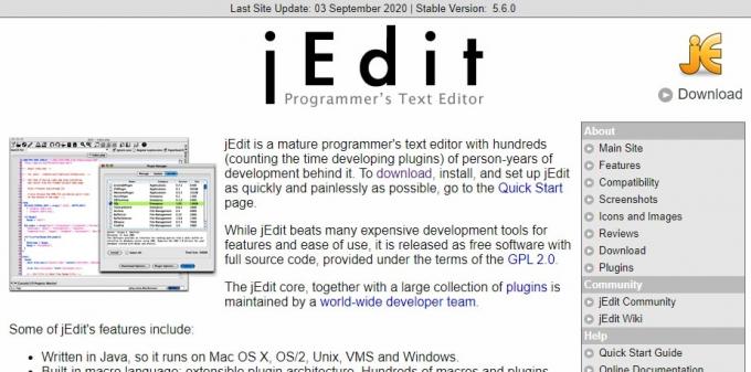 jBewerken. 30 beste code-editor voor Windows