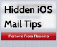 Odstráňte posledných príjemcov a získajte rýchly prístup k konceptom v aplikácii iOS Mail