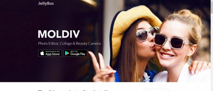 Moldiv App. Beste fotokollasje-app for iPhone