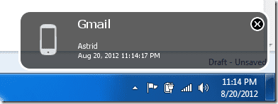 Upozornit Gmail