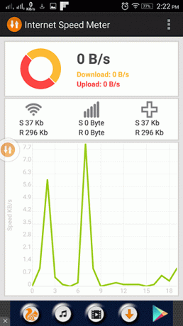 Měřič rychlosti internetu Persiangeeks 1