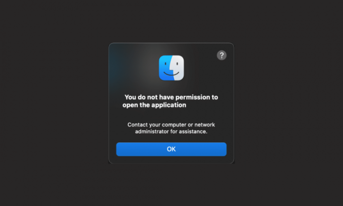 შეასწორეთ, რომ არ გაქვთ ნებართვა, გახსნათ აპლიკაცია Mac-ზე