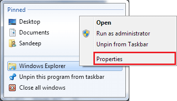 Windows-Explorer-Eigenschaften