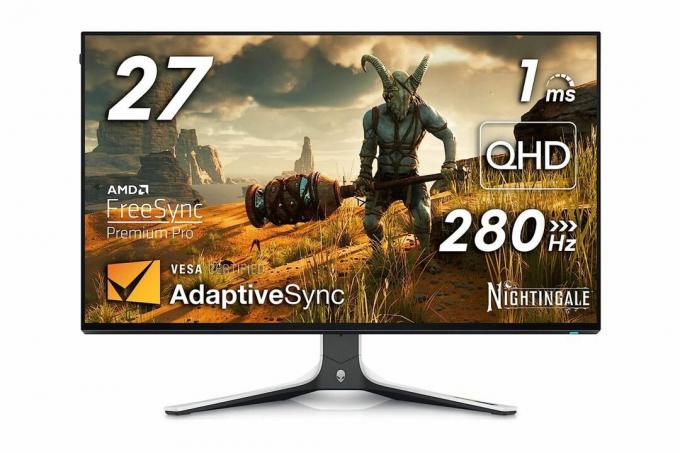 Beste 240Hz spillskjermer Alienware AW2723DF