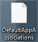 DefaultAppAssociations.xml में आपकी कस्टम डिफ़ॉल्ट ऐप संबद्धताएं होंगी