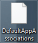 DefaultAppAssociations.xml จะมีการเชื่อมโยงแอปเริ่มต้นแบบกำหนดเองของคุณ