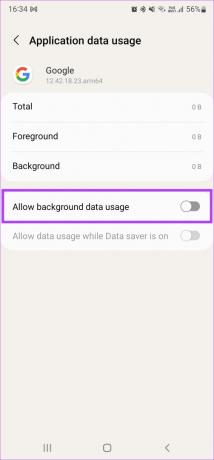 Gebruik van achtergrondgegevens toestaan