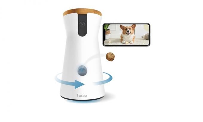 Meilleure caméra intérieure pour animaux de compagnie au Royaume-Uni Caméra pour chien Furbo 360°