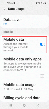 Activez les données mobiles. Le guide ultime de dépannage des smartphones Android