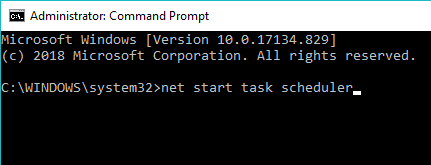 Pentru a porni Task scheduler Utilizând linia de comandă, tastați comanda în promptul de comandă