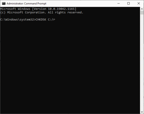 พิมพ์คำสั่งแล้วกด Enter แก้ไข: DISM Error 87 ใน Windows 10