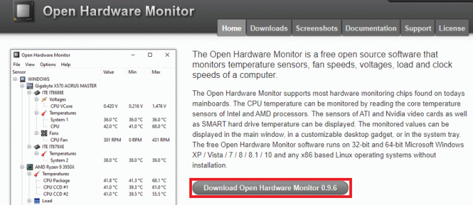 Otevřete Hardware Monitor, klikněte na uvedený odkaz a stáhněte si software. Jak otestovat napájení