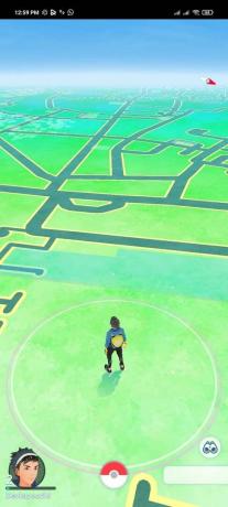 ξεκινήστε το παιχνίδι Pokémon Go και θα δείτε ότι βρίσκεστε σε διαφορετική τοποθεσία.