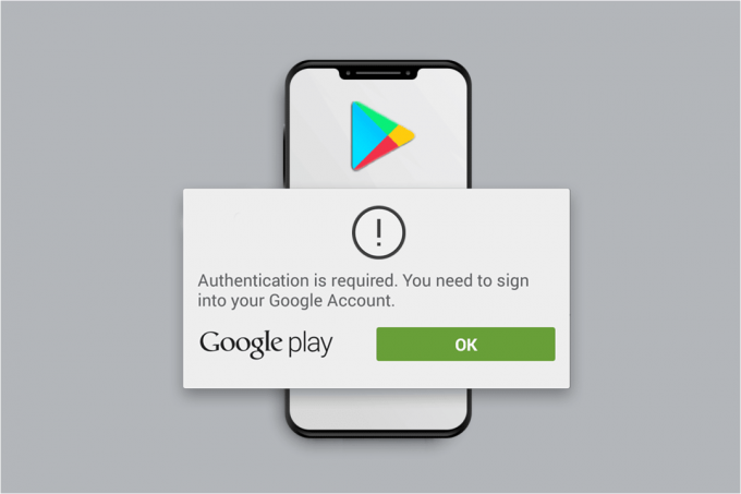 Ištaisykite „Google Play“ autentifikavimo klaidą „Android“.