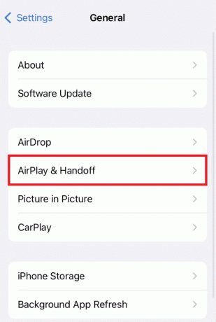 Napauta Airplay ja Handoff