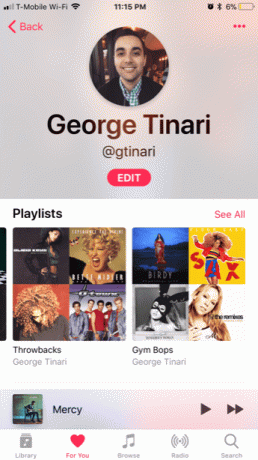 Apple Music Social Profile Freunde Playlists 1