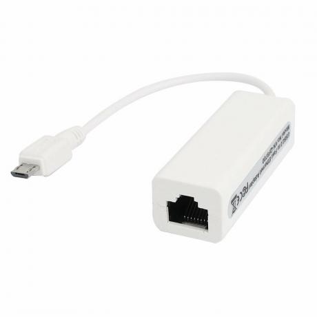 USB 2.0 10100 eterneto adapteris