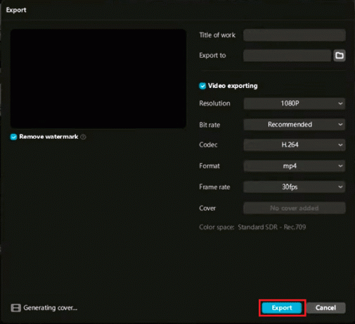 exportera video i CapCut app PC | hur man använder frysram på CapCut