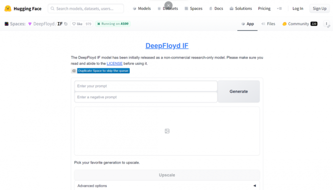 Visite la página de demostración de DeepFloyd IF | Nuevo modelo de texto a imagen que debe conocer: DeepFloyd IF