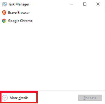 Clique em Mais detalhes. Corrigir as configurações do usuário para o driver falhou no Windows 10