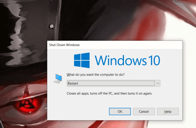 Genstart dit system for at rette Windows-fejlen