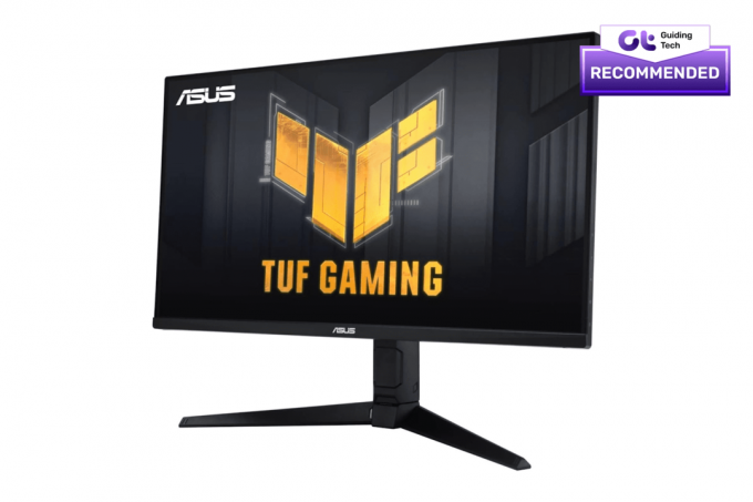 ASUS TUF Gaming VG28UQL1A labākie 4K spēļu monitori ar G Sync