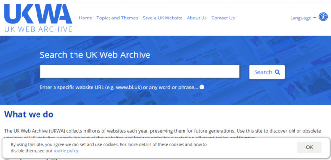 Birleşik Krallık Web Arşivi