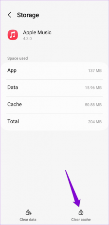 Očistite predmemoriju aplikacije Apple Music