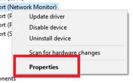 เลือกคุณสมบัติ แก้ไขคอมพิวเตอร์ของคุณดูเหมือนจะได้รับการกำหนดค่าอย่างถูกต้อง แต่เซิร์ฟเวอร์ DNS ของอุปกรณ์หรือทรัพยากรไม่ตอบสนองใน Windows 10