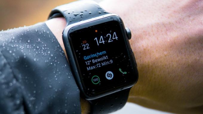 Werp water uit de Apple Watch