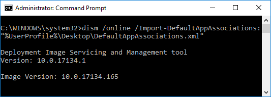 Імпортуйте асоціації програм за замовчуванням для нових користувачів у Windows 10