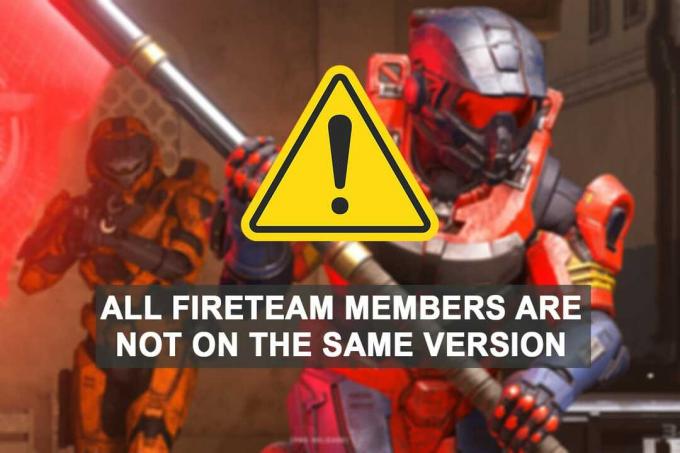 Reparar Halo Infinite Todos los miembros de Fireteam no están en la misma versión Error en Windows 11