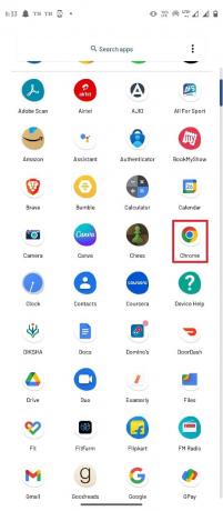 Deschideți Google Chrome pe dispozitivul dvs