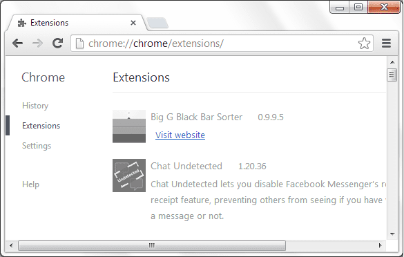 Rozšíření Chrome