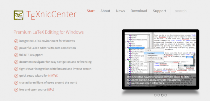 TeXnicCenter | Beste LaTeX-Editoren für Windows- und Mac-Geräte 